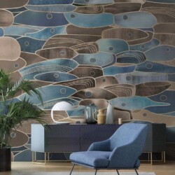 Abstract Wallpaper Design Service Mumbai by Mural Art