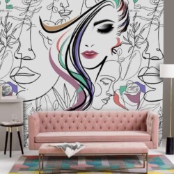 Beauty and Spa Wellness Wallpaper Service Mumbai by Mural Art