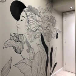 Beauty and Spa Wellness Wallpaper Service Mumbai by Mural Art