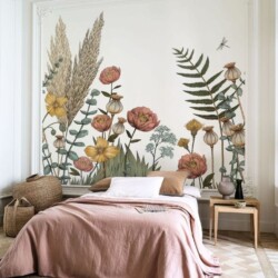Bedroom Wallpaper Design Service Mumbai by Mural Art