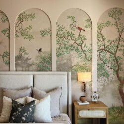 Bedroom Wallpaper Design Service Mumbai by Mural Art