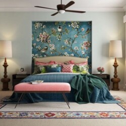 Bedroom Wallpaper Design Service Mumbai by Mural Art