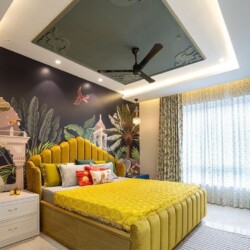 Bedroom Wallpaper Design Service Mumbai by Mural Art