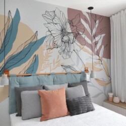 Bedroom Wallpaper Design Service Mumbai by Mural Art