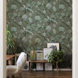 Botanical Wallpaper Design Wallpaper Service Mumbai by Mural Art