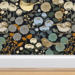 Botanical Wallpaper Design Wallpaper Service Mumbai by Mural Art