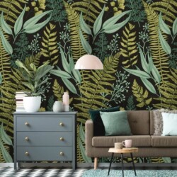 Botanical Wallpaper Design Wallpaper Service Mumbai by Mural Art