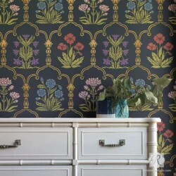 Damask Wallpaper Design Service Mumbai by Mural