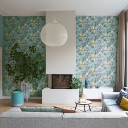 Living Room Wallpaper Design Wallpaper Service Mumbai By Mural Art