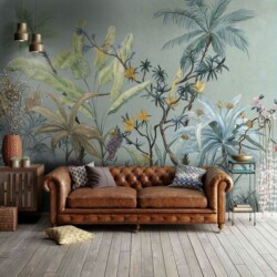 Living Room Wallpaper Design Wallpaper Service Mumbai By Mural Art
