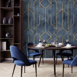 Metallic Wallpaper Design Wallpaper Service Mumbai by Mural Art